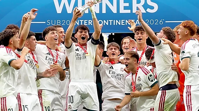 Real Madrid Juvenil A win the Intercontinental Cup at the Bernabéu