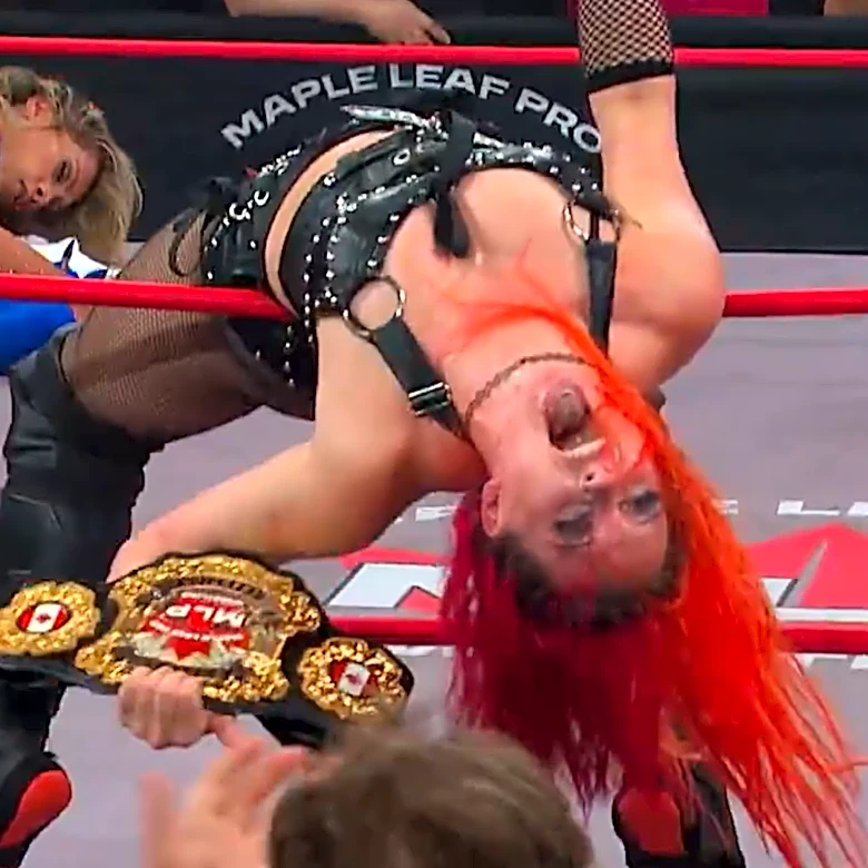 Former NXT champ wins MLP Canadian title from Gisele Shaw