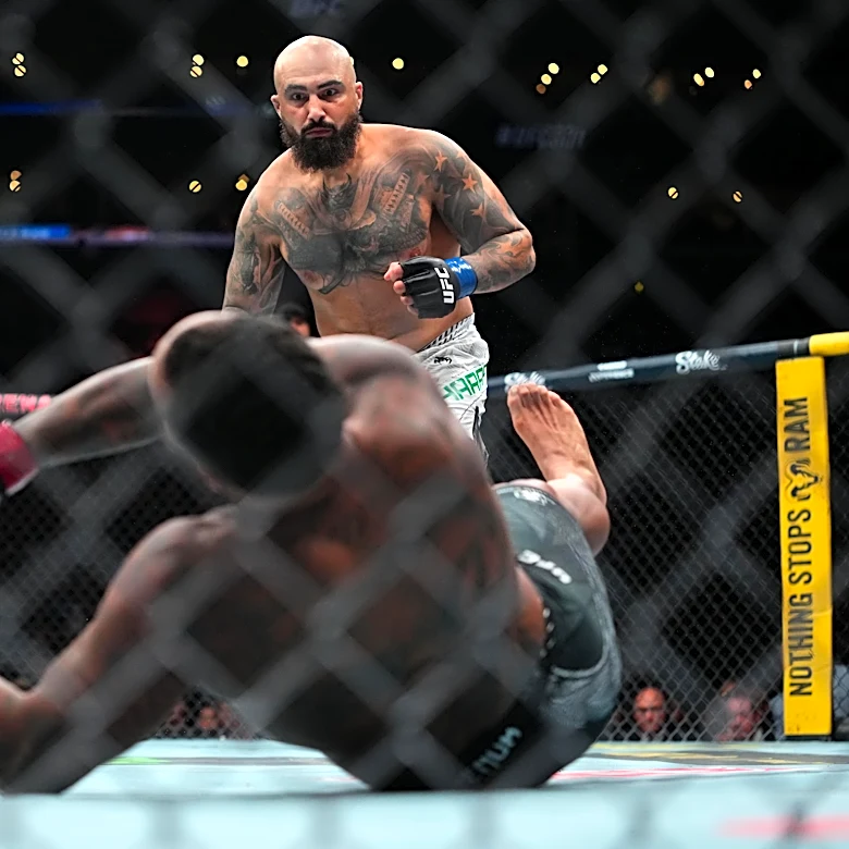 UFC 331 results: Sean Sharaf scores stunning upset with vicious one-punch knockout over Gable Steveson in just 12 seconds