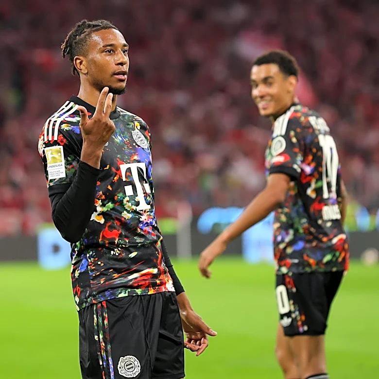 Bayern Munich star Michael Olise traded signed shirts with Neymar