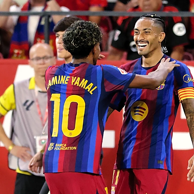 ‘A joke’ – Sevilla boss baffled by Raphinha Ballon d’Or snub after Barcelona star bags hat-trick