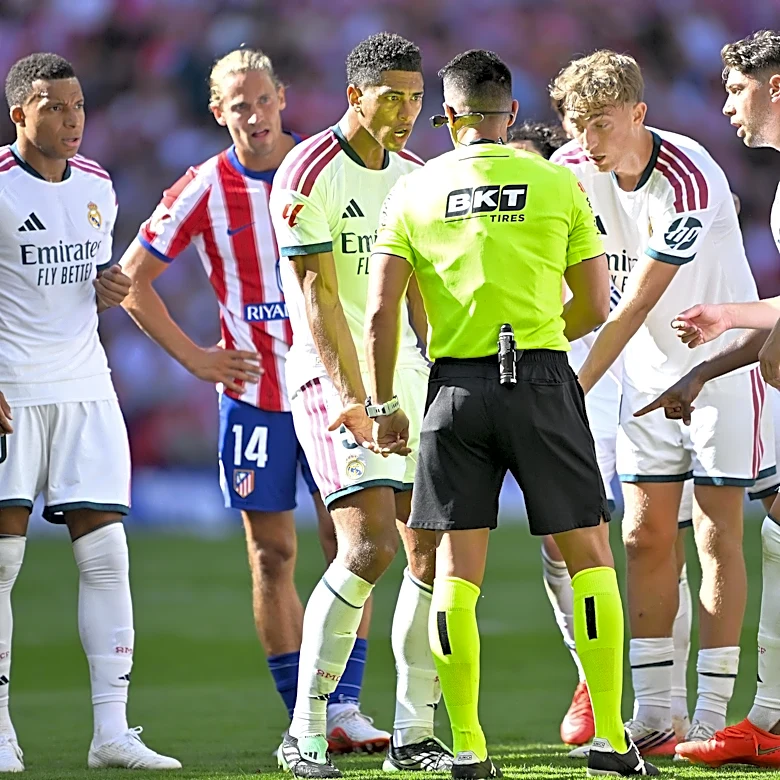 Real Madrid TV accuse ref of ‘cozying up to Barcelona players’ after Atletico loss
