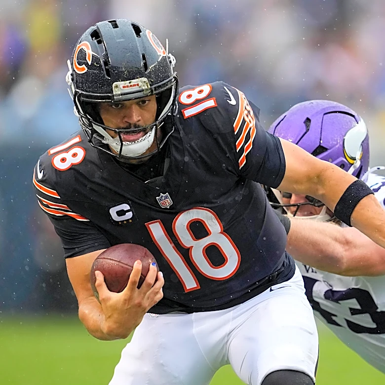 Chicago Bears’ Caleb Williams injured on a non-contact play