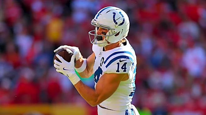 Colts WR Alec Pierce leaves game with heel injury and has been ruled out for return