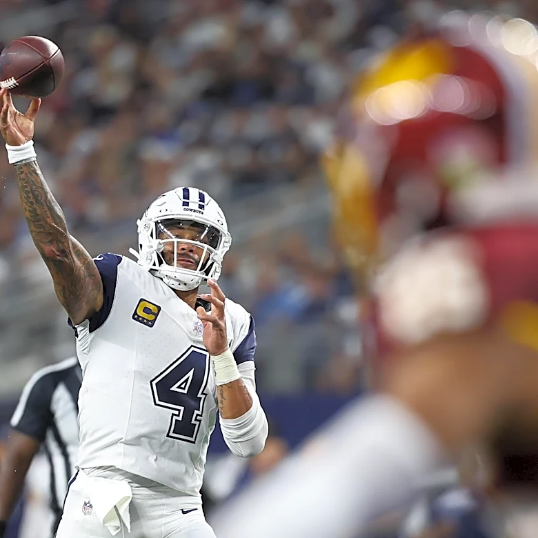 Dak Prescott’s record breaking day paces Cowboys to first home win