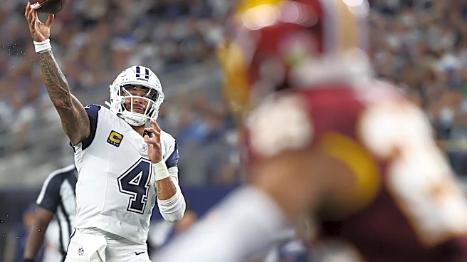 Dak Prescott’s record breaking day paces Cowboys to first home win