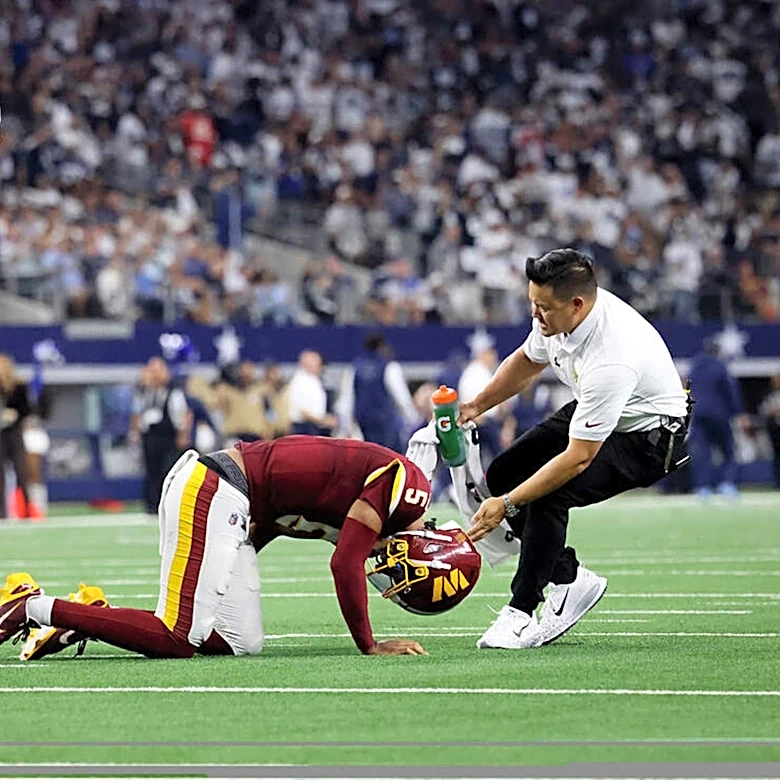 Commanders coach Dan Quinn provides Jayden Daniels injury update