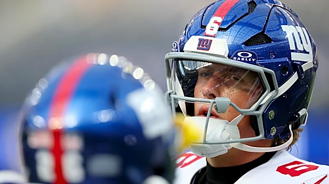 Jaxson Dart injury: NY Giants’ QB appears to suffer left knee injury vs. Rams