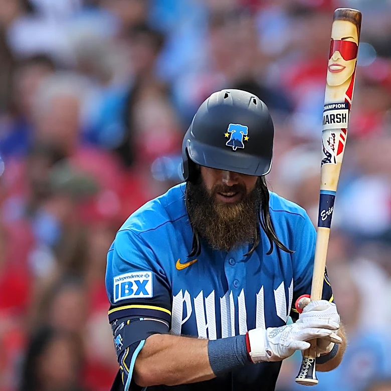 Should the Phillies cut back on Brandon Marsh’s playing time?