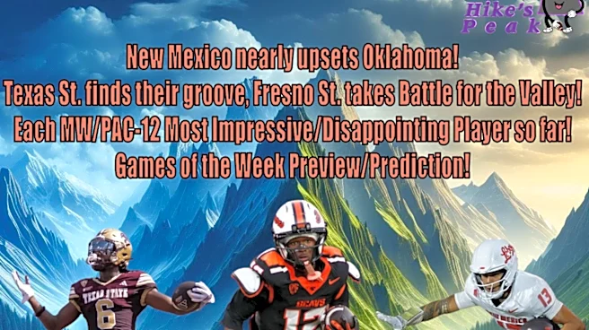New Mexico nearly upsets Oklahoma! Texas State finds their groove, Fresno State takes Battle for the Valley! Each MW/PAC-12 Most Impressive/Disappo...
