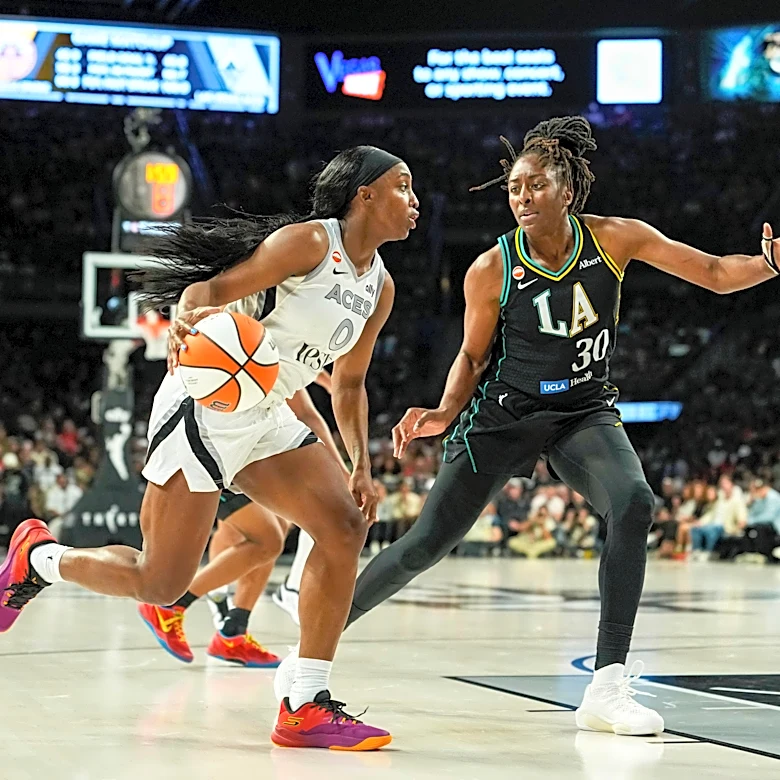 Sparks fall to Aces in penultimate game of season