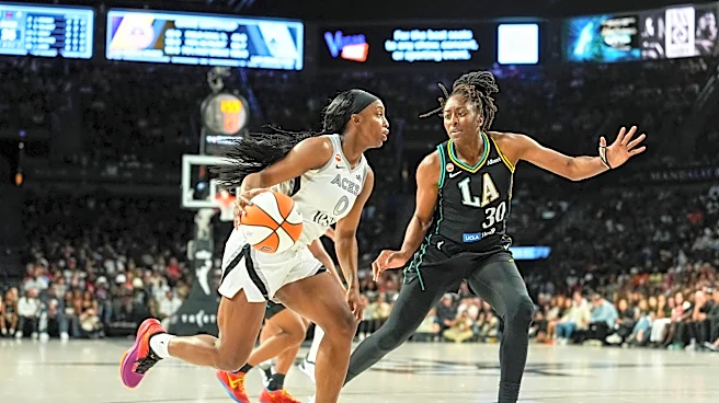 Sparks fall to Aces in penultimate game of season