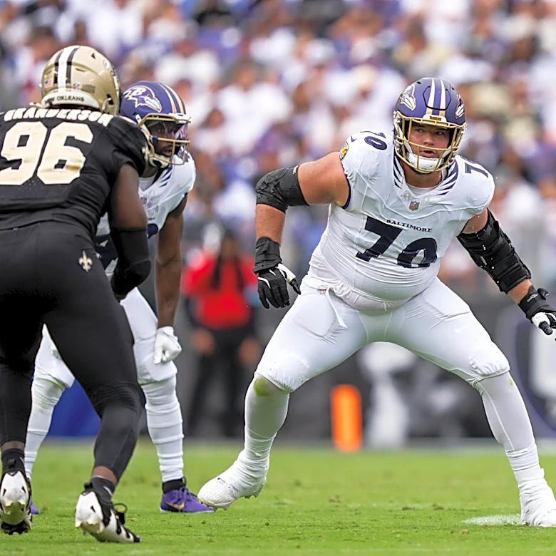 Ravens Week 2 film study: RT Roger Rosengarten making Year 3 leap