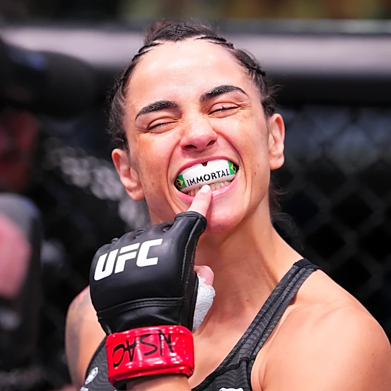 Norma Dumont celebrates Ailin Perez UFC fight for chance to do ‘what I want to do without getting arrested’