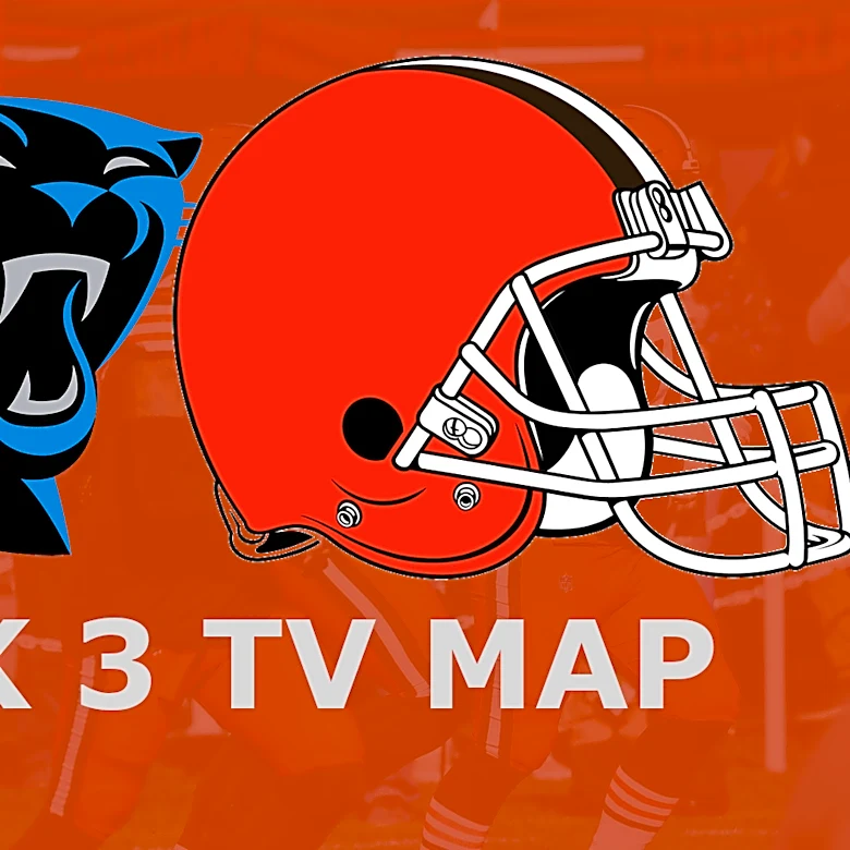 Carolina Panthers vs. Cleveland Browns Week 3 TV Map