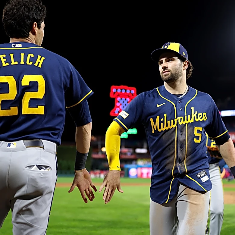 Brewers strike early against Phillies, earn 99th win