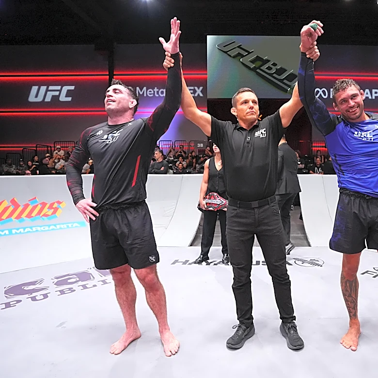 Controversial draw! Mason Fowler out-grappled, keeps belt against CJI champ Nick Rodriguez at UFC BJJ 11