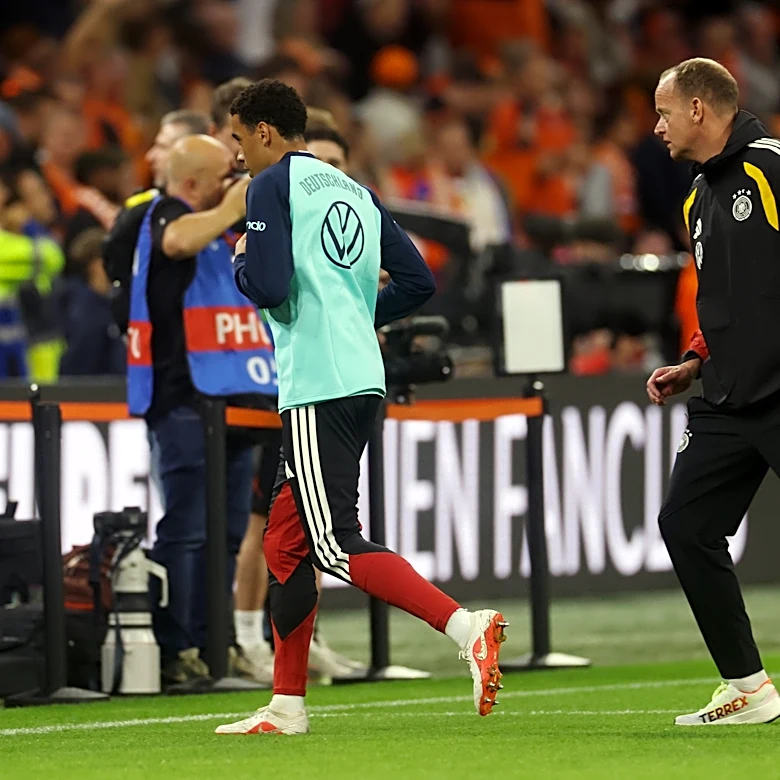 Jamal Musiala has muscle fiber tear in thigh, out 3-4 weeks per report