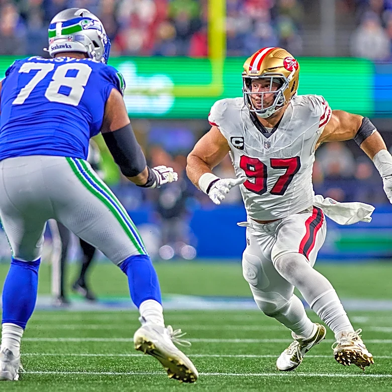 Nick Bosa could miss Week 5 matchup versus Seahawks