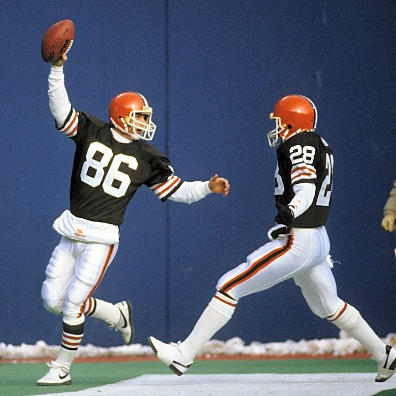 Browns legend Brian Brennan talks to DBN before his Legends induction in Week 3