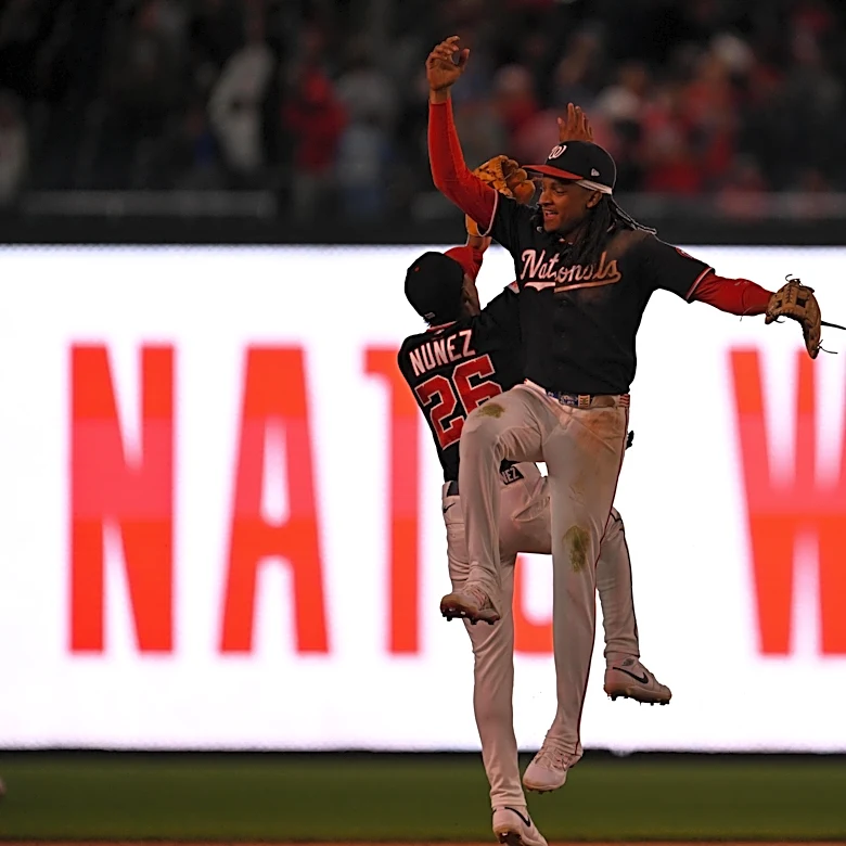 The Washington Nationals officially avoid a last place finish