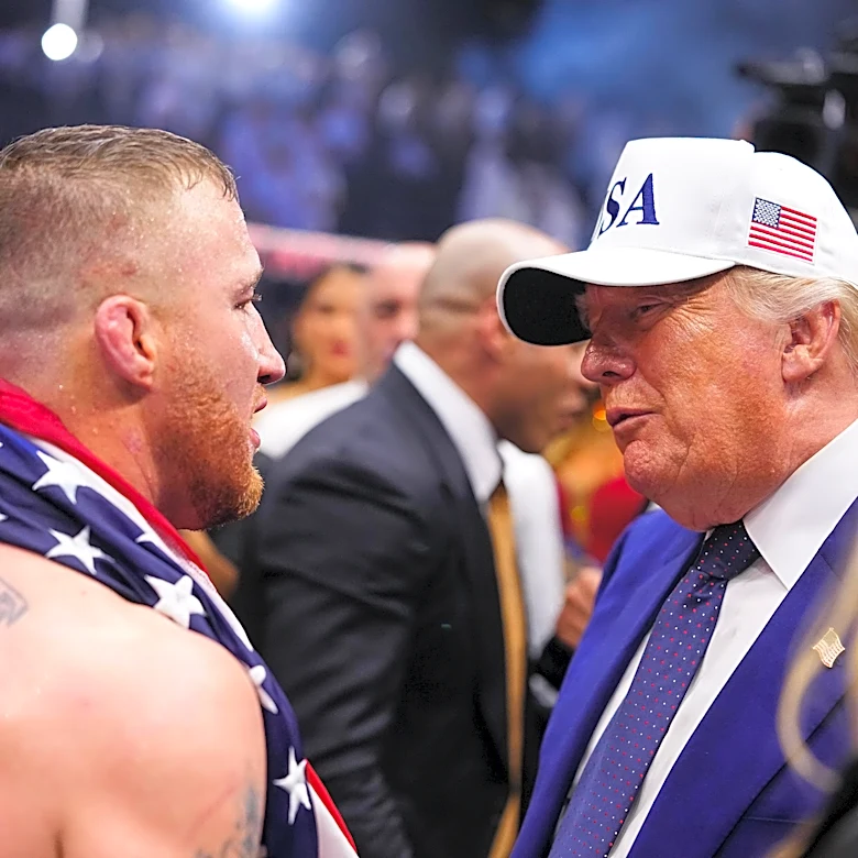 UFC champion Justin Gaethje missed Tsarukyan vs. Ruffy fight to speak with President Donald Trump: ‘We were talking about golf’