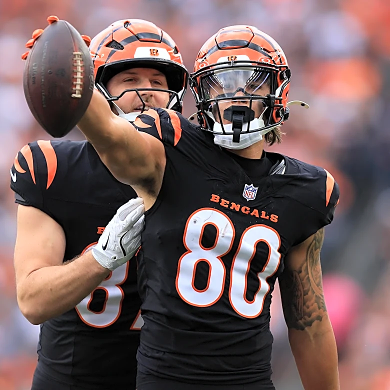 Bengals put Andrei Iosivas on IR, sign Joe Giles-Harris to active roster, and elevate Tanner Hudson
