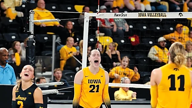 Volleyball Out-Blocks & Out-Aces Iowa, but Hits .145 in a Three-Set Loss