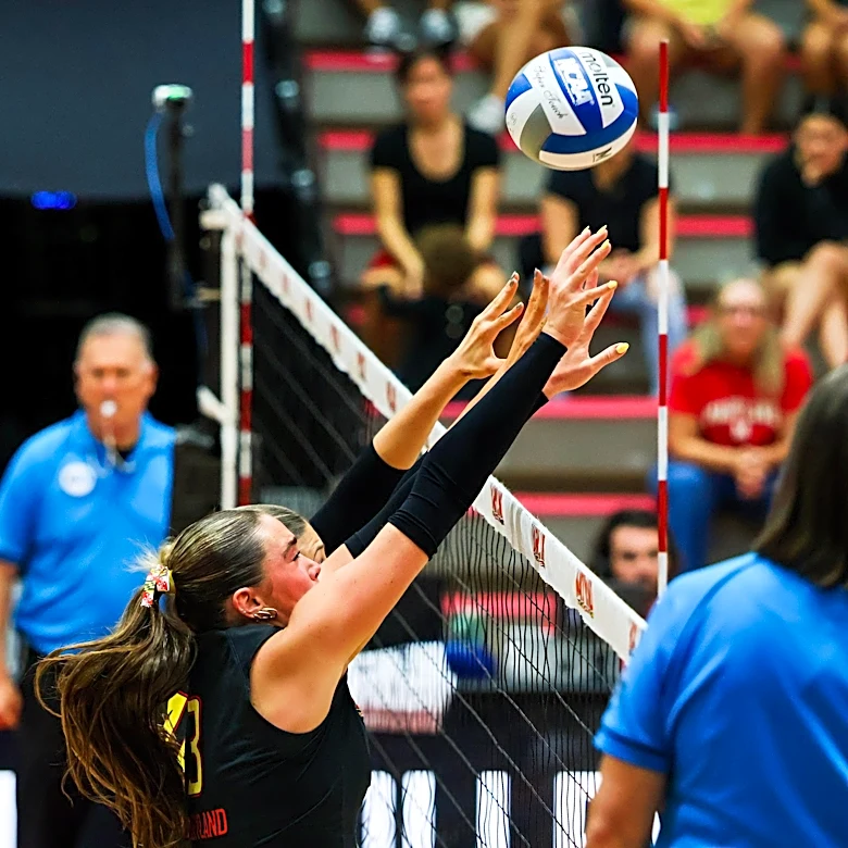 Maryland volleyball succumbs to No. 18 Indiana, 3-0