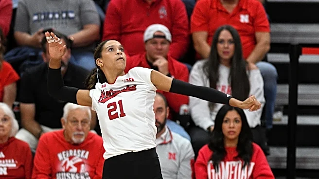 The Huskers Get Their Second Sweep of the Weekend Beating Ohio State 3-0.