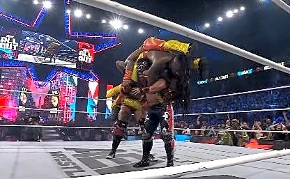 New Level is out here already having the best match on AEW PPV