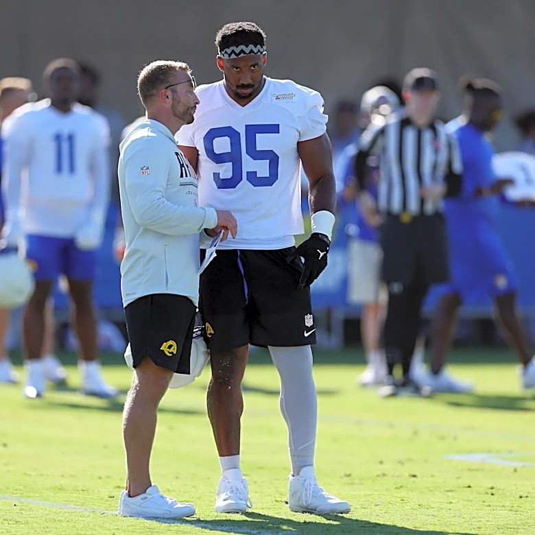 Rams watch: Myles Garrett injury timeline could impact Browns draft pick
