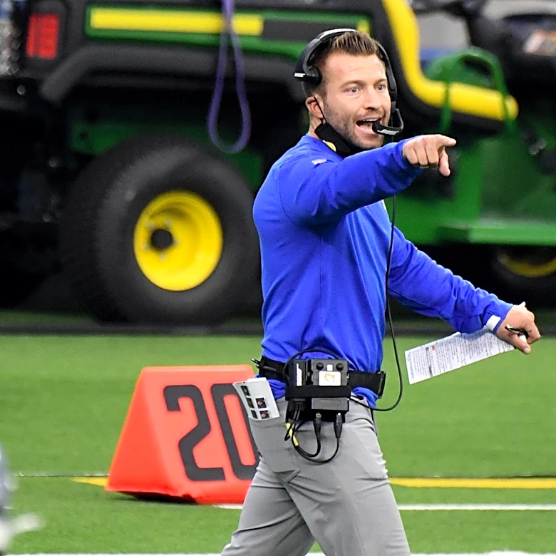 Sean McVay looks to get over .500 on Sunday Night Football