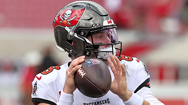 Baker Mayfield dislocated his thumb on his throwing hand on Sunday