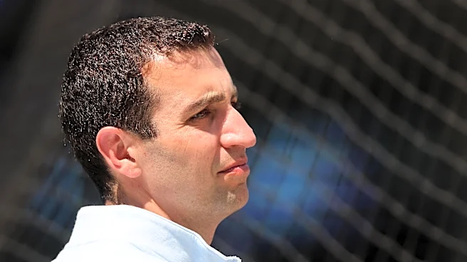 David Stearns addresses the media after a disappointing Mets season