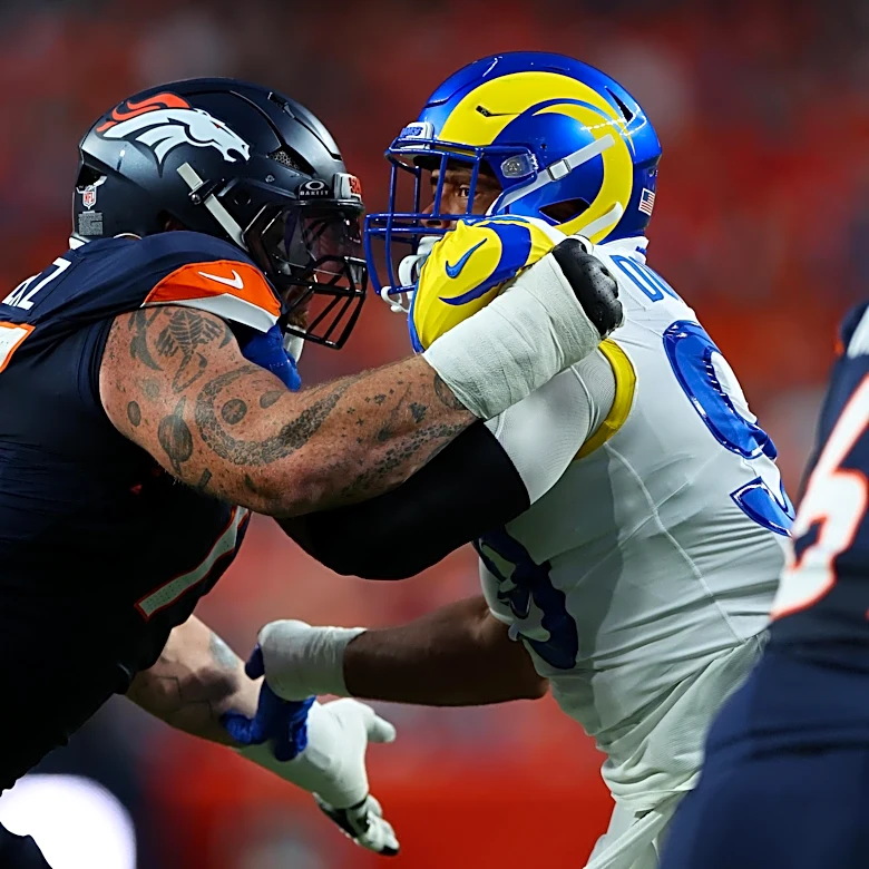 Broncos guard Quinn Meinerz drug-tested after dominating Rams DL Aaron Donald