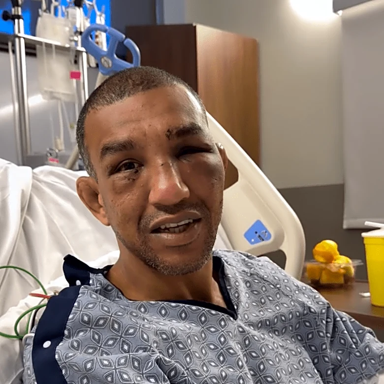 Raoni Barcelos shares video from hospital bed, vows to ‘come back stronger’ after terrifying UFC Vegas 121 loss