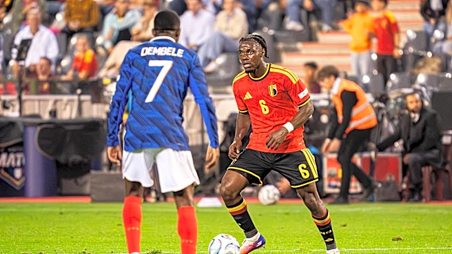 Roméo Lavia starts for Belgium against Maxence Lacroix and France