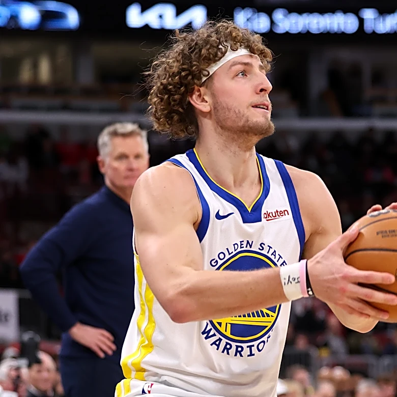 Brandin Podziemski was making waves at Warriors’ media day