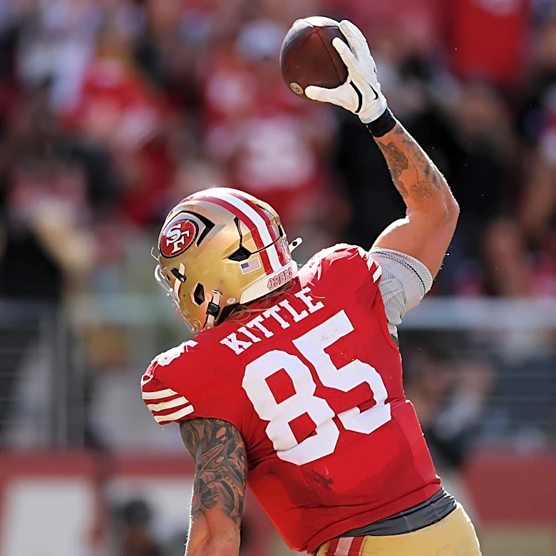 Why didn’t George Kittle take a knee? Kyle Shanahan didn’t tell him to