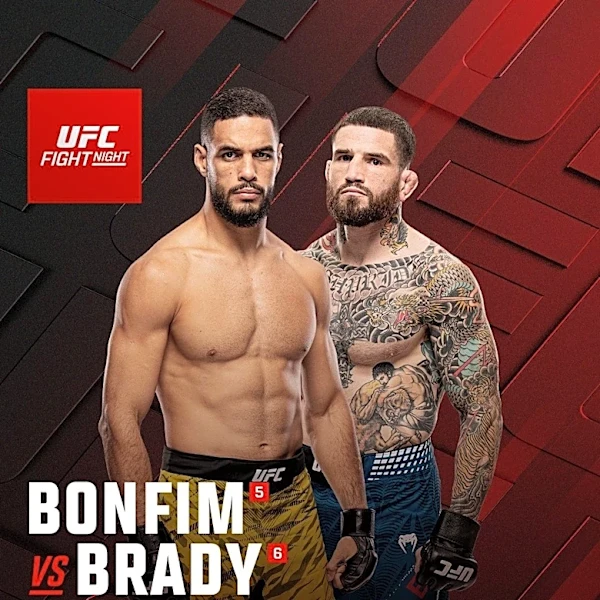 Latest UFC Vegas 124 fight card, start time, date and location | Bonfim vs. Brady
