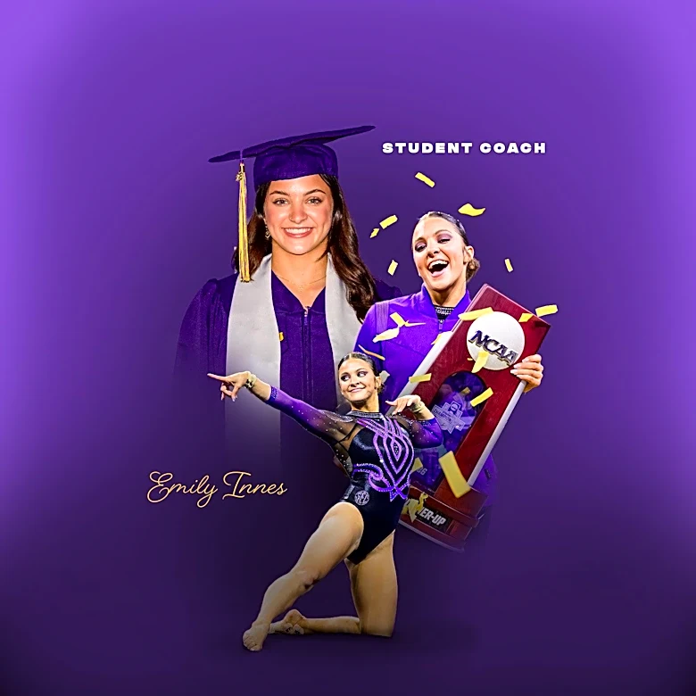 LSU gymnastics announces Emily Innes as student coach