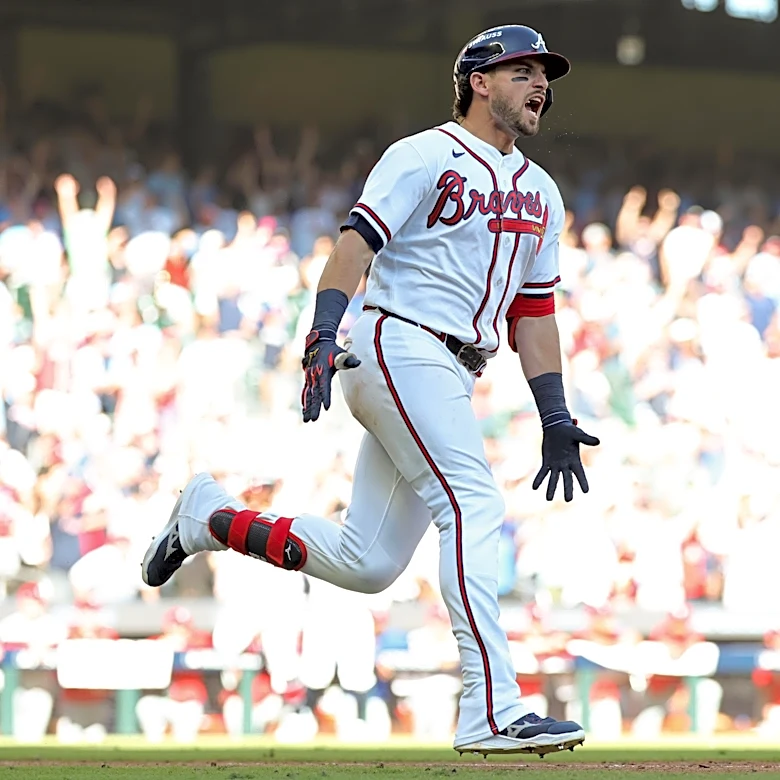 Braves initiate exorcism with Austin Riley’s huge homer, 5-3 win over Phillies in NLWC Game 1