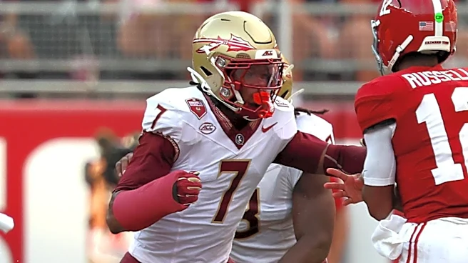 Noles News: Ashylnd Barker playing with broken bone in arm