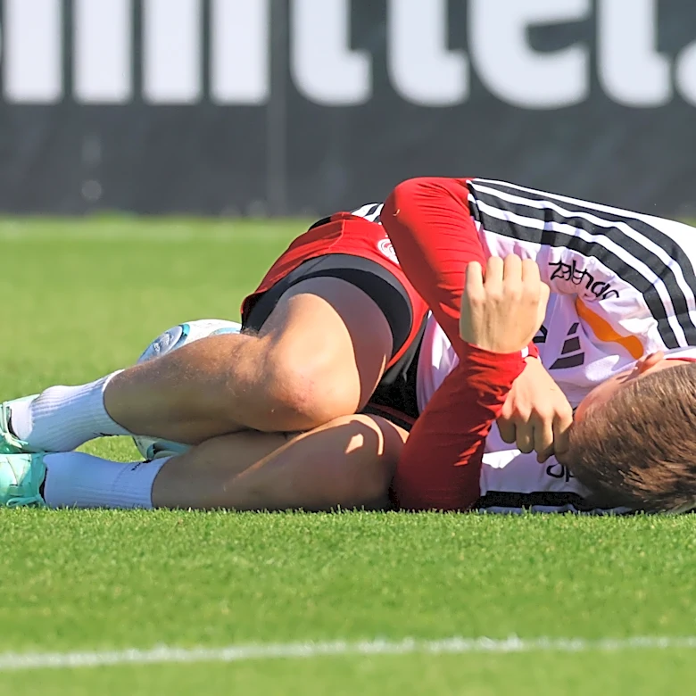 Nico Schlotterbeck taken for scan on ankle injury