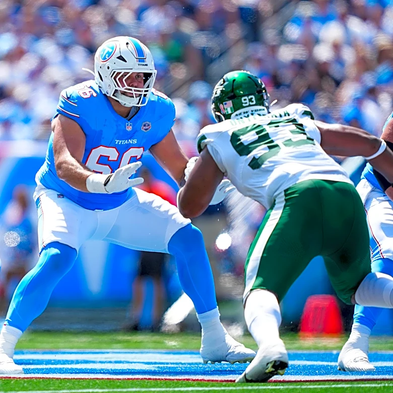 Who are the Titans going to start at RG in Week 3?