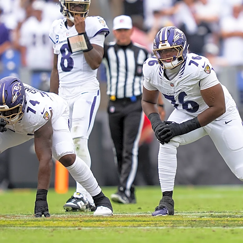 Ravens Week 3 film study: LT Carson Vinson makes encouraging first start