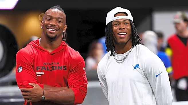 Lions coach Tashard Choice pushing Jahmyr Gibbs vs. Bijan Robinson competition