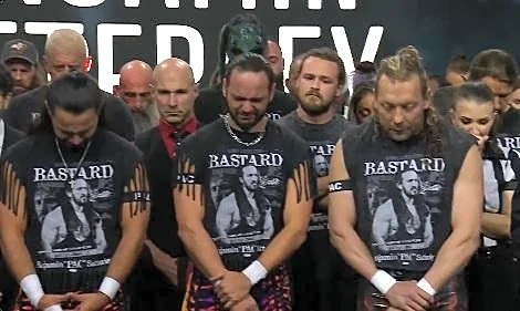 The AEW locker room is in tears during the 10-bell salute to PAC on Dynamite