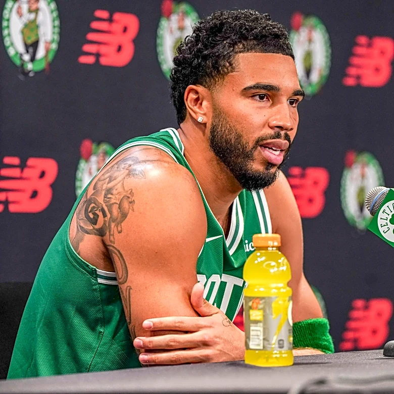 Jayson Tatum shares promising recovery update at Celtics practice
